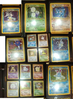 176 Vintage Pokemon Karten Sammlung Ordner Base Set Fossil Jungle Holo Rare TCG - Image 1