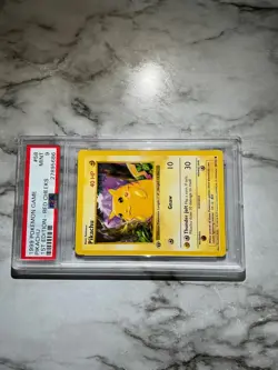 1999 POKEMON GAME PIKACHU 1ST EDITION -RED CHEEKS PSA 9.0 - Image 2