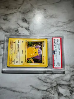 1999 POKEMON GAME PIKACHU 1ST EDITION -RED CHEEKS PSA 9.0 - Image 3