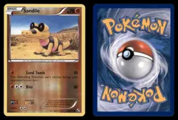 Sandile 63/114 Common Black & White Pokemon TCG Reverse Holo NM - Image 3
