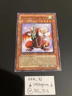Yugioh - Harpie’s Pet Baby Dragon *1st Edition* SD8-EN017 ( LP) - Image 2