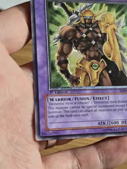 Yu-Gi-Oh! TCG Elemental Hero Wildedge EEN-EN035 Ultimate Rare 1st Edition EURO - Image 3