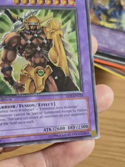 Yu-Gi-Oh! TCG Elemental Hero Wildedge EEN-EN035 Ultimate Rare 1st Edition EURO - Image 4