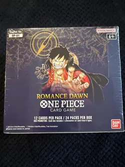 One Piece OP-01 Romance Dawn Blue Bottom Booster Box SEALED English 1st Wave - Image 1