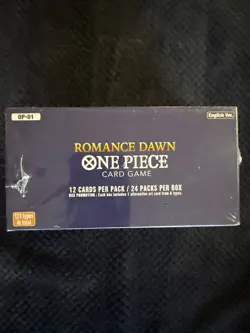 One Piece OP-01 Romance Dawn Blue Bottom Booster Box SEALED English 1st Wave - Image 3