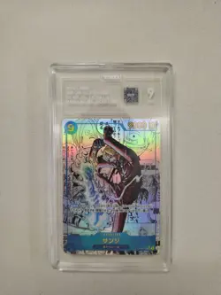 Sanji Manga Rare Japanese One Piece TCG Card TAG 9 - Image 1
