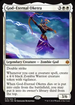 God-Eternal Oketra -Foil Near Mint MTG War of the Spark - Image 1