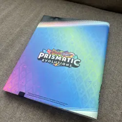 Pokemon Prismatic Evolutions - New 9 Pocket Card Binder - Image 2
