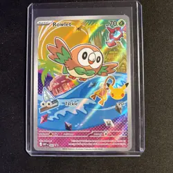 Pokemon TCG First Partner Alola Starters Holo Rowlet Litten Popplio Card Lot ENG - Image 2