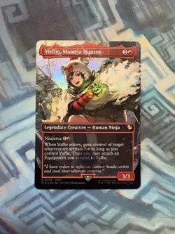 Borderless Chocobo Track Foil Yuffie, Materia Hunter NM Unplayed Final Fantasy - Image 1