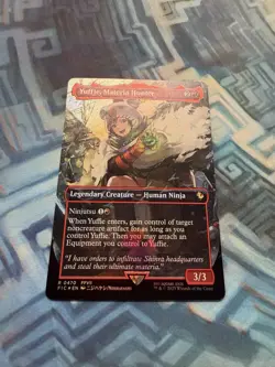 Borderless Chocobo Track Foil Yuffie, Materia Hunter NM Unplayed Final Fantasy - Image 2