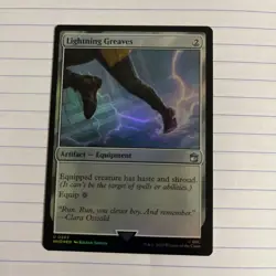 Lightning Greaves 0243 Non Foil Doctor Who Commander MTG Near Mint - Image 1
