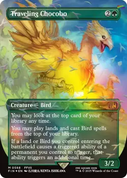 Traveling Chocobo (Borderless) (Chocobo Track Foil) [FIN - 568] - NM [Foil] T... - Image 1