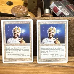 Wizards of the Coast MTG Sixth Edition Enlightened Tutor x2 White Instant - Image 1