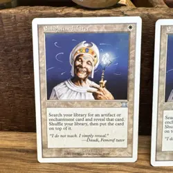 Wizards of the Coast MTG Sixth Edition Enlightened Tutor x2 White Instant - Image 2