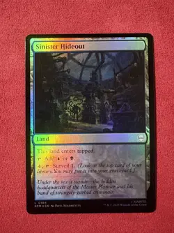 Sinister Hideout - Magic The Gathering MTG SPM Marvel’s Spider-Man #184 Foil - Image 1