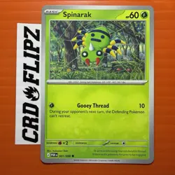 Pokemon TCG Spinarak 1/88 Perfect Order ME3 Reverse Holo NM - Image 1