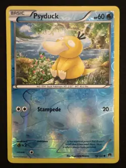 Psyduck 16/122 Breakpoint Reverse Holo Common (2016) Pokemon - Image 1
