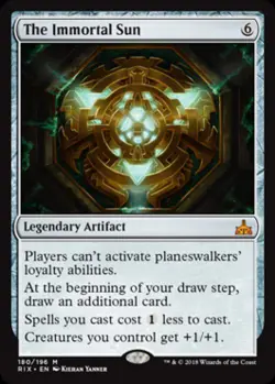 The Immortal Sun -Foil Near Mint MTG Rivals of Ixalan - Image 1
