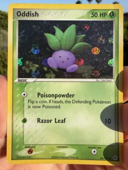 Oddish 68/101 Hidden Legends Reverse Holo 2004 Vintage Pokemon MP Rare - Image 1