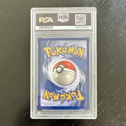 Pokemon TCG Lapras Fossil 10/62 Holo Unlimited Edition PSA 8 1999 - Image 2