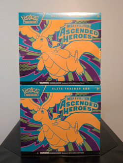 Pokemon TCG Ascended Heroes ETB Elite Trainer Box - Lot Of 2 - Factory Sealed! - Image 1
