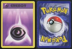 PSYCHIC ENERGY 101/102 COMMON BASE SET UNLIMITED POKEMON MP - Image 3