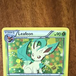 Leafeon BW Black Star Promo Holo 90 HP Stage 1 Pokemon TCG BW87 English 2013 - Image 5