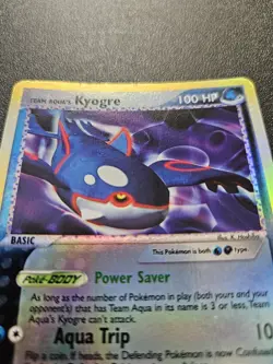 Pokemon Team Magma vs Team Aqua Team Aqua's Kyogre Reverse Holo Rare 3/95 NM - Image 2