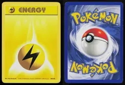LIGHTNING ENERGY 100/102 COMMON BASE SET UNLIMITED POKEMON LP - Image 3