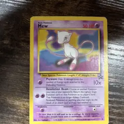 2000 Pokemon Mew 8 Black Star Promo HP - Image 1