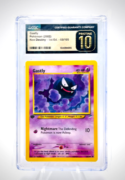 2002 Pokemon Neo Destiny 1st Edition Gastly CGC Pristine 10 🔥 POP Rare Vintage - Image 1