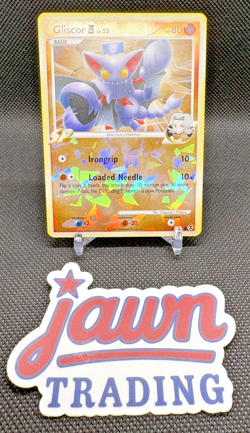 Gliscor 62/111 Pokemon Platinum Rising Rivals Cracked Ice Reverse Holo LP - Image 2