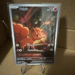 Vulpix 138/132 Me01: Mega Evolution Illustration Rare 70 HP Holo Pokemon TCG - Image 1
