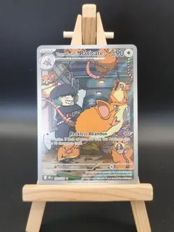 Pokemon Team Rocket's Raticate 202/182 Sv10: Destined Rivals Holo Near Mint - Image 1