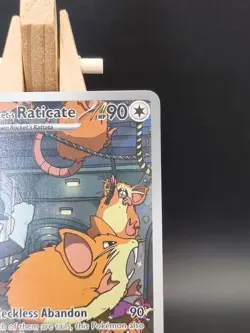 Pokemon Team Rocket's Raticate 202/182 Sv10: Destined Rivals Holo Near Mint - Image 2