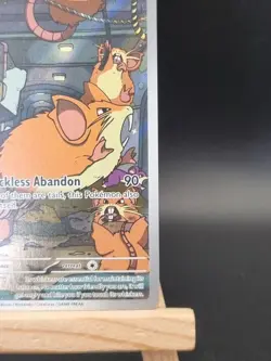 Pokemon Team Rocket's Raticate 202/182 Sv10: Destined Rivals Holo Near Mint - Image 3