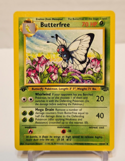 Butterfree 33/64 Uncommon 1st Edition Jungle Pokemon 1854 - Image 1