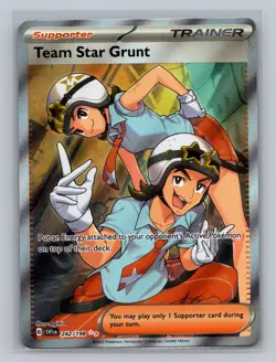 Team Star Grunt 242/198 Ultra Rare Scarlet & Violet Pokemon NM - Image 1