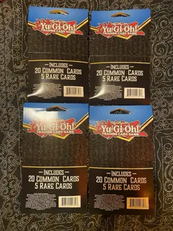 Yu-Gi-Oh! TCG (4) Mystery Pack 25 Cards 5 Guaranteed Rares Sealed Packs - Image 2