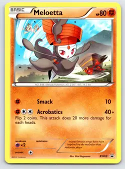 Meloetta - - Black and White Promos BW69 - MP Condition - Image 1