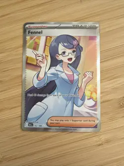Fennel Full Art Trainer 162/086 SV Black Bolt NM/M - Image 1