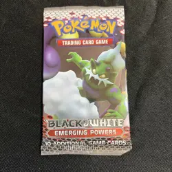 Pokemon TCG Black and White Emerging Powers Booster Pack Sealed Unweighed 820650106293 - Image 1