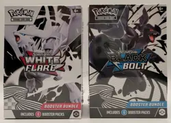 Pokemon Black Bolt and White Flare Booster Bundle Set of 2 Sealed CHECK IMAGES - Image 1