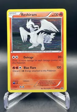 Reshiram BW004 & Zekrom BW005 Black & White (2011) Black Star Promos Pokemon LP+ - Image 2