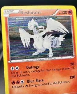 Reshiram BW004 & Zekrom BW005 Black & White (2011) Black Star Promos Pokemon LP+ - Image 5