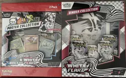 Pokemon Black Bolt/White Flare Poster/Binder Collection Set Of 2 Sam’s Exclusive - Image 4