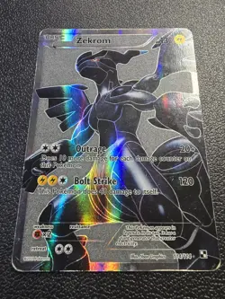 Pokemon TCG Zekrom 114/114 Black & White Secret Rare Full Art Holo Eng 2011 - Image 2