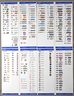 Pokemon Labels Block Set TCG Card For Dividers Stickers Pick From List - Image 1