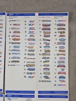 Pokemon Labels Block Set TCG Card For Dividers Stickers Pick From List - Image 3
